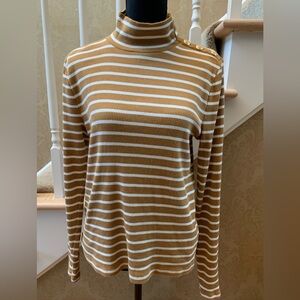 J. Crew Large Vintage Rib Mock-neck